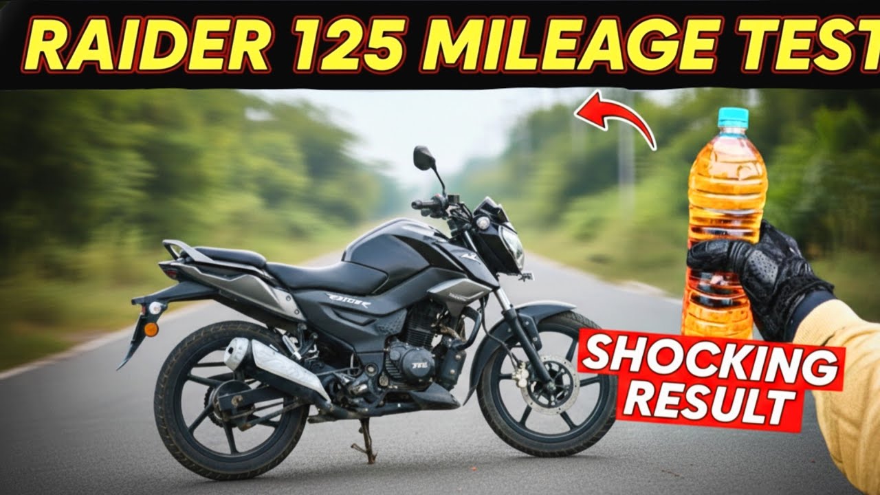 TVS Raider 125 Mileage Test in City🏣 | Real Mileage Check | Shocking Result 😱
