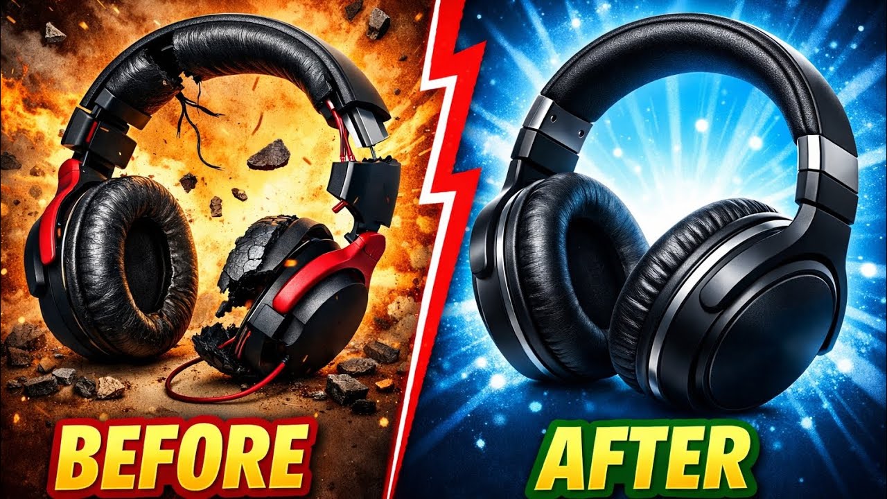 5 Minute Me Tuta Headphone Repair 😱 | Wire + Body Fix | Full Tutorial