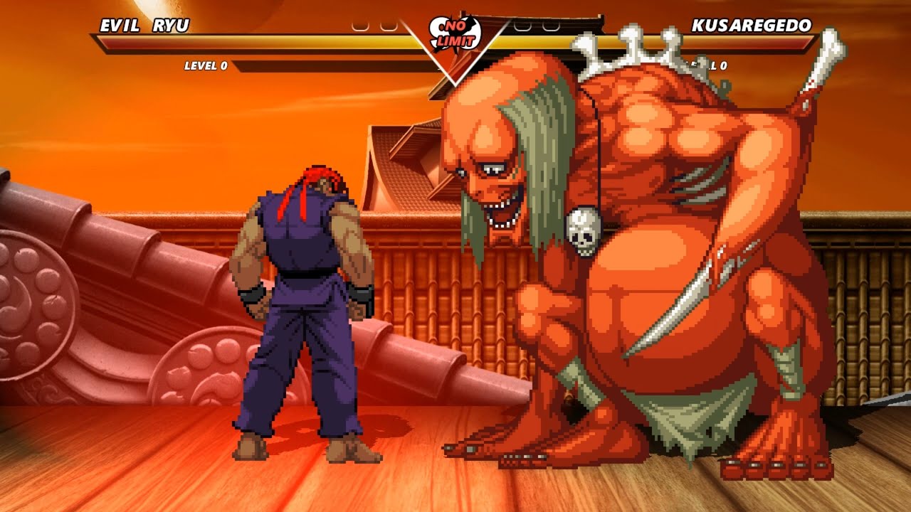EVIL RYU vs KUSAREGEDO - Highest Level Incredible Epic Fight!