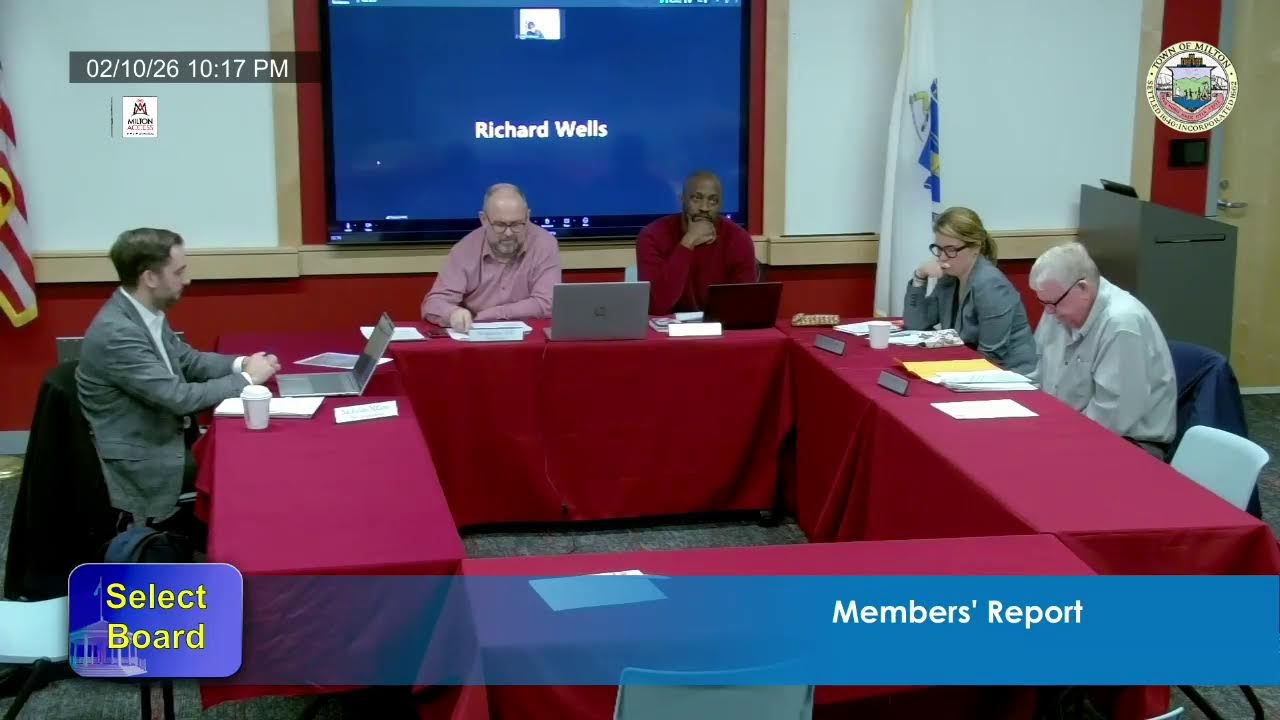 Select Board: February 10, 2026
