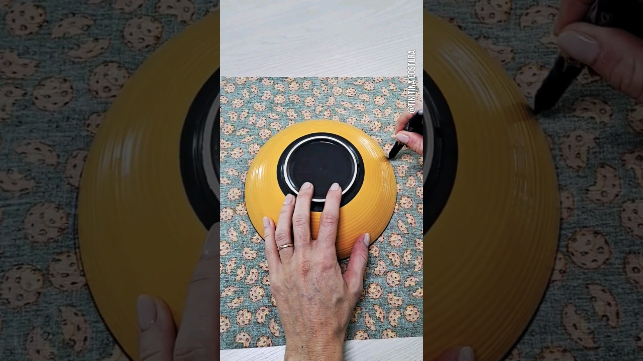 ✂️ TUTORIAL DE COSTURA RÁPIDO: TAPAS DE TELA para frascos o bowls ✨ 