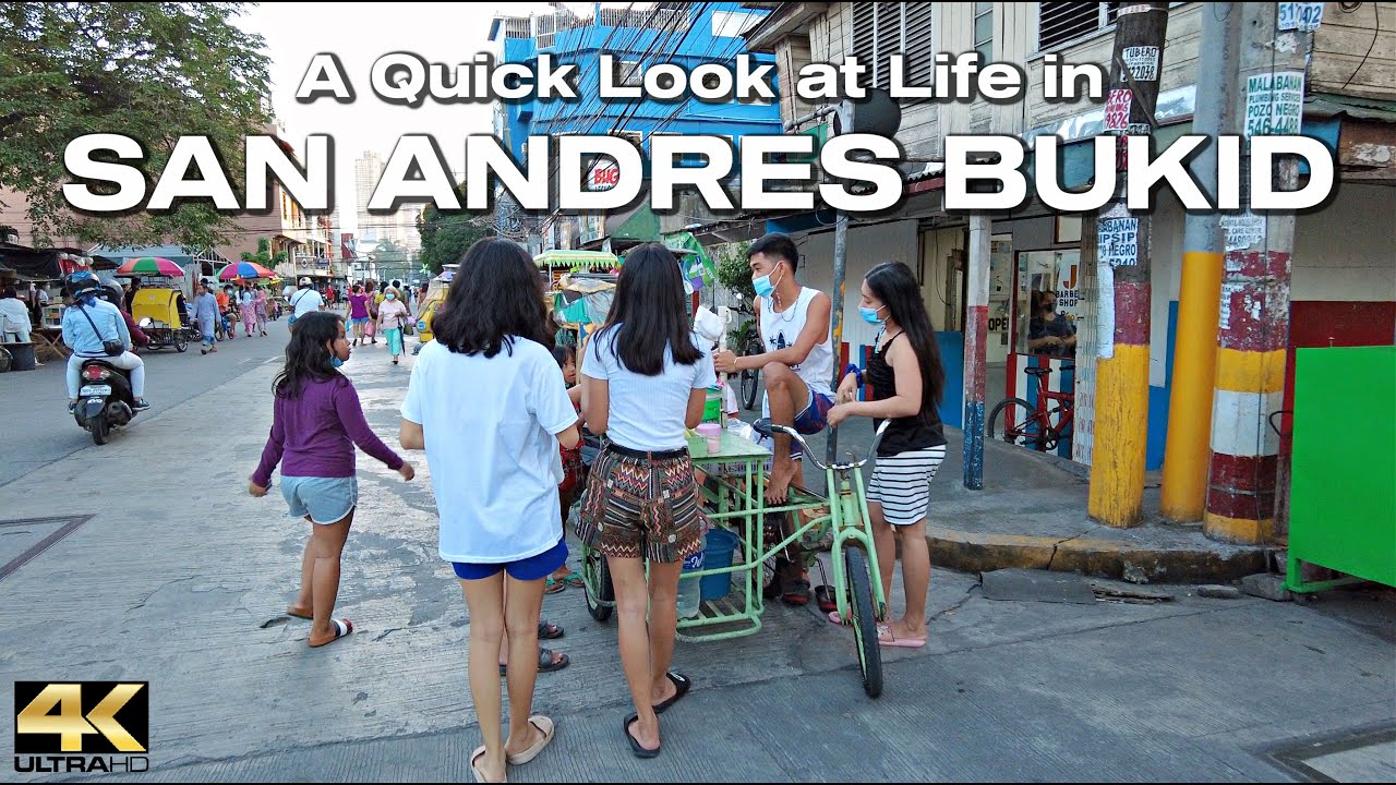 QUICKIE around SAN ANDRES Manila Philippines - Virtual Tour [4K]