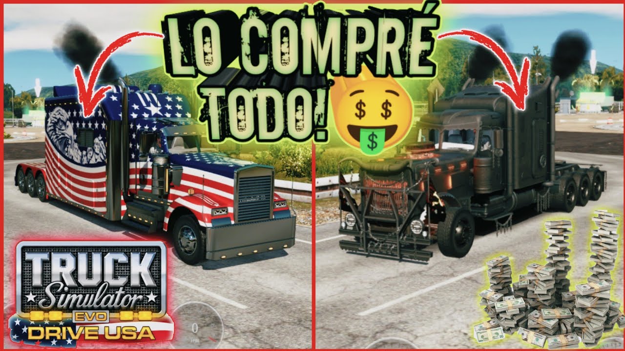 ME COMPRÉ LOS CAMIONES MÁS CAROS DE Truck Simulator Drive USA EVO!😱 | Truck Simulator Drive USA EVO