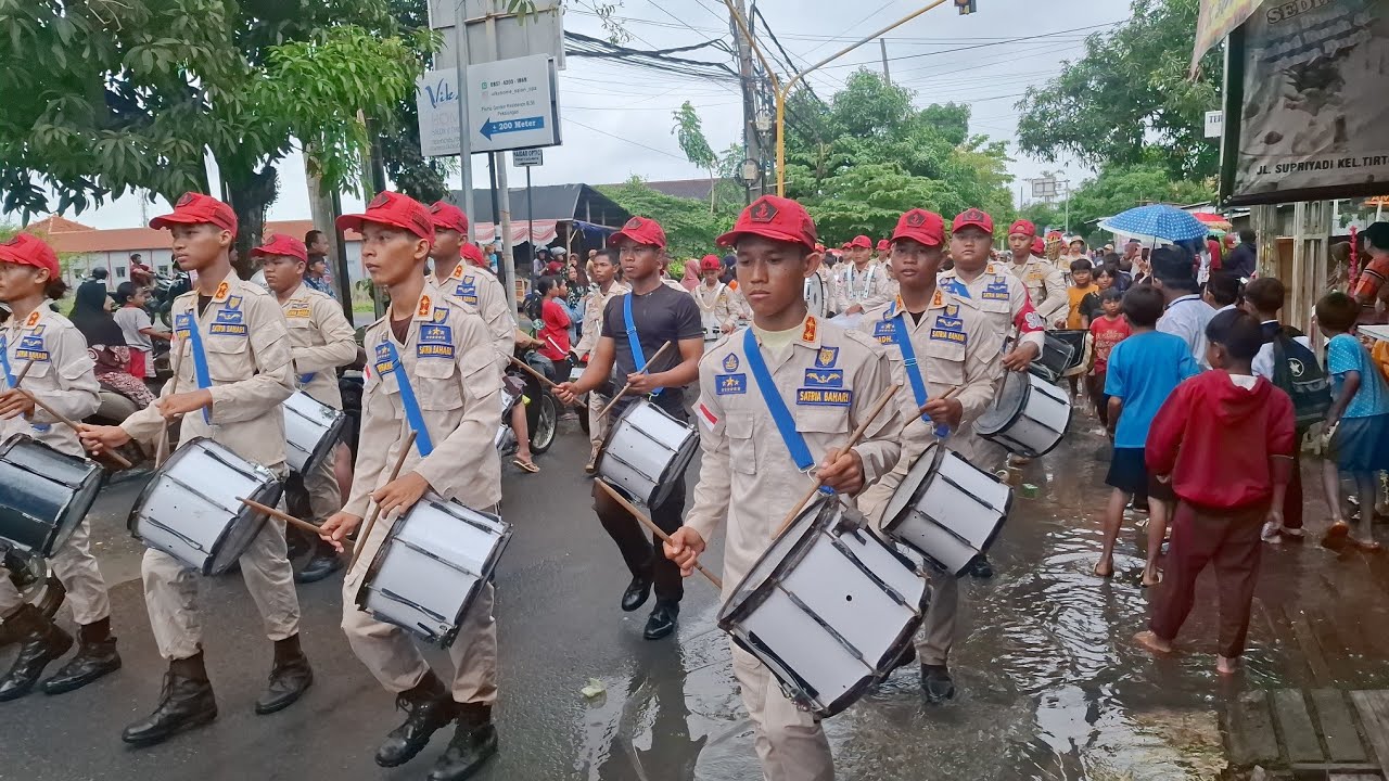 Perform Drumband SATRIA BAHARI di Kepung Banjir !!!