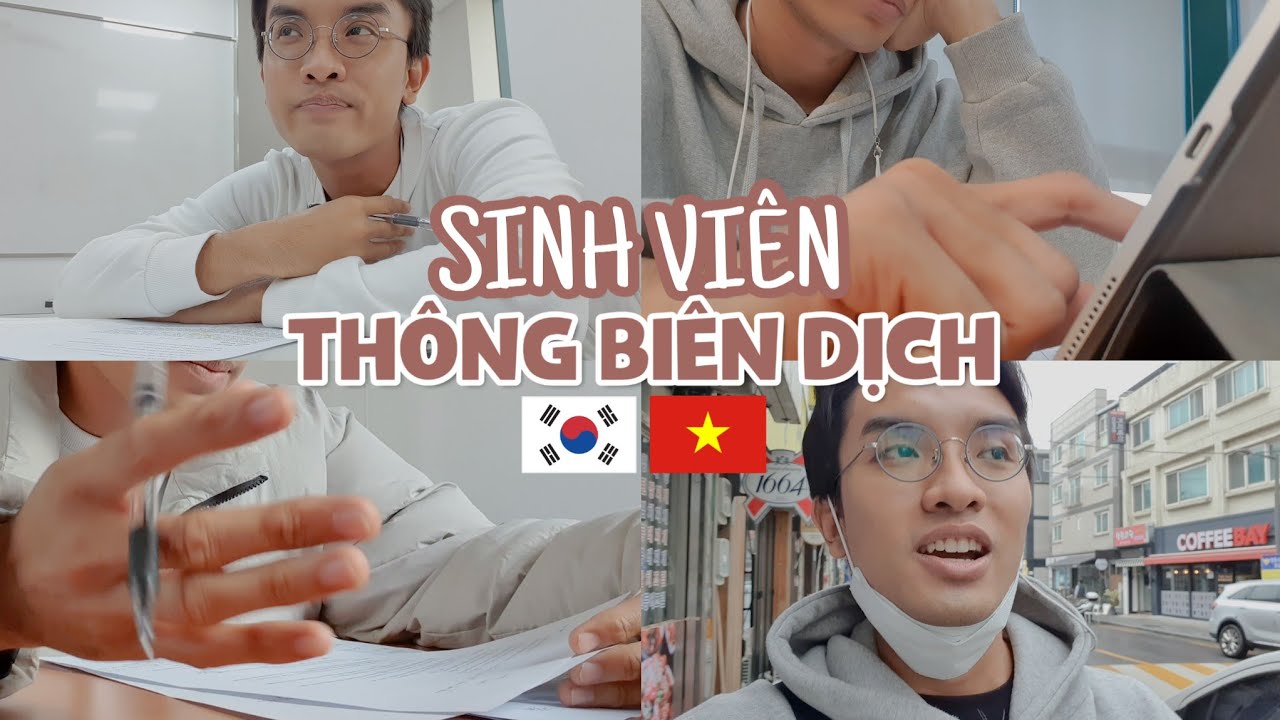 1 tuần của sinh viên ngành THÔNG BIÊN DỊCH HÀN VIỆT | Chia sẻ về cách học từ vựng