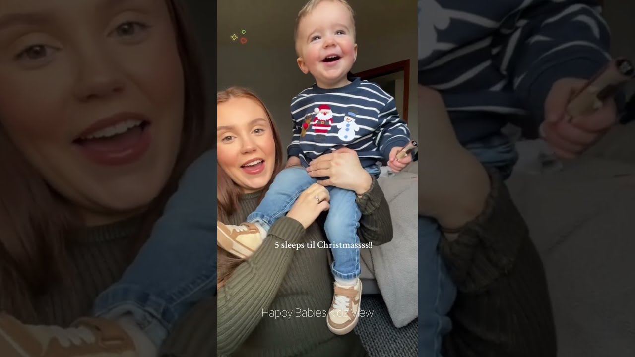 👉 5 Sleeps Till Christmas 🎄 Watching This Baby&rsquo;s Joy Will Melt Your ❤️#happybabieskidzview