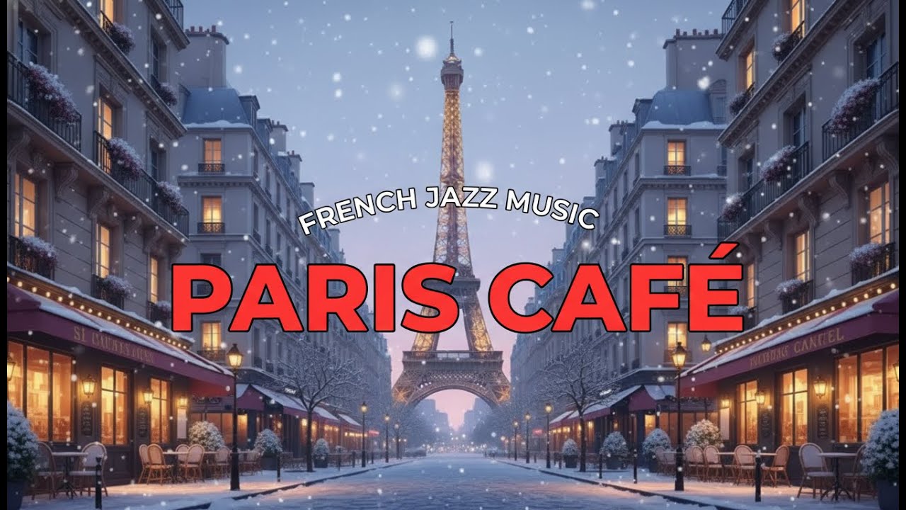 𝐏𝐀𝐑𝐈𝐒 𝐂𝐀𝐅𝐄́ 🌸 A Cozy Parisian Café — Soft French Jazz Ambience