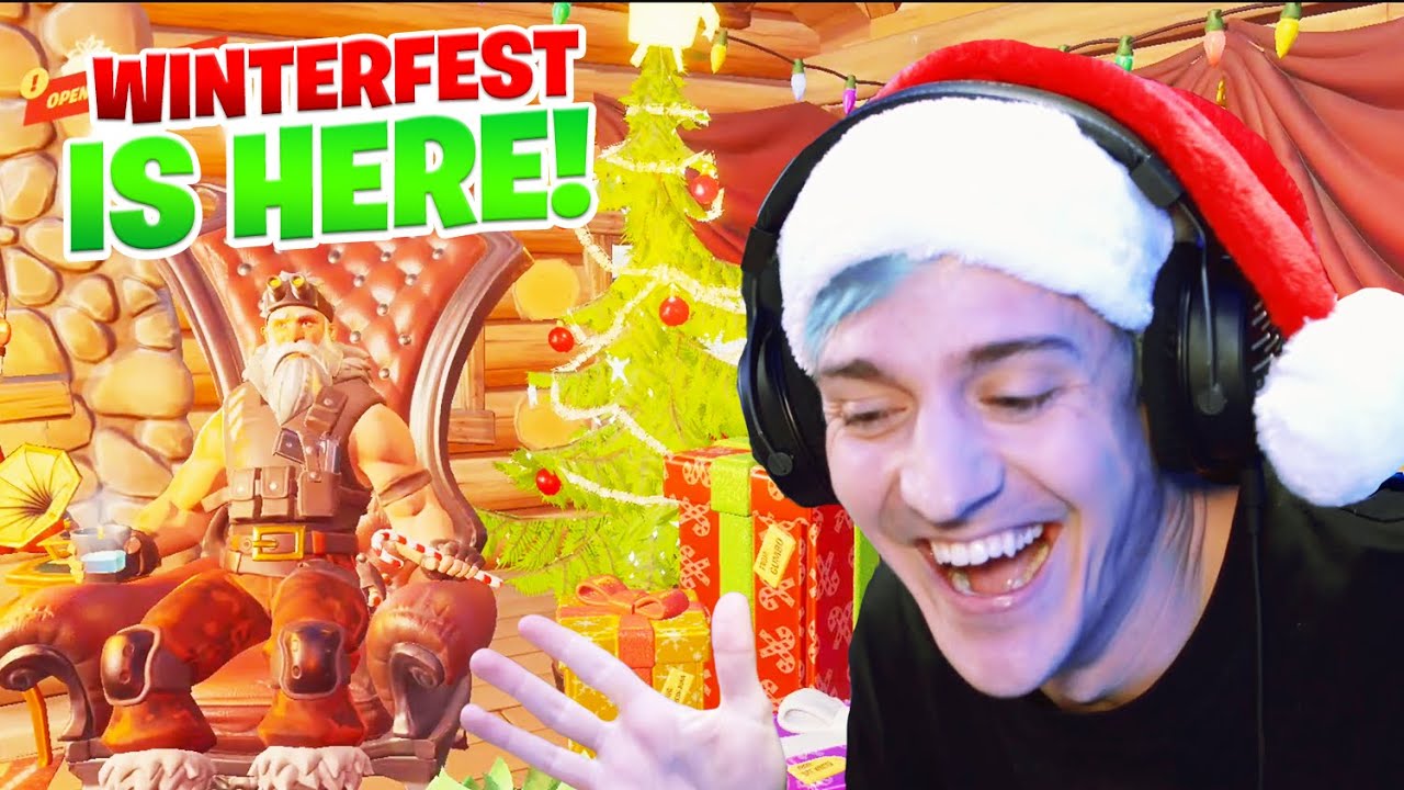 Ninja Reacts To Winterfest Day One! (ft. @SypherPK &@CourageJD)