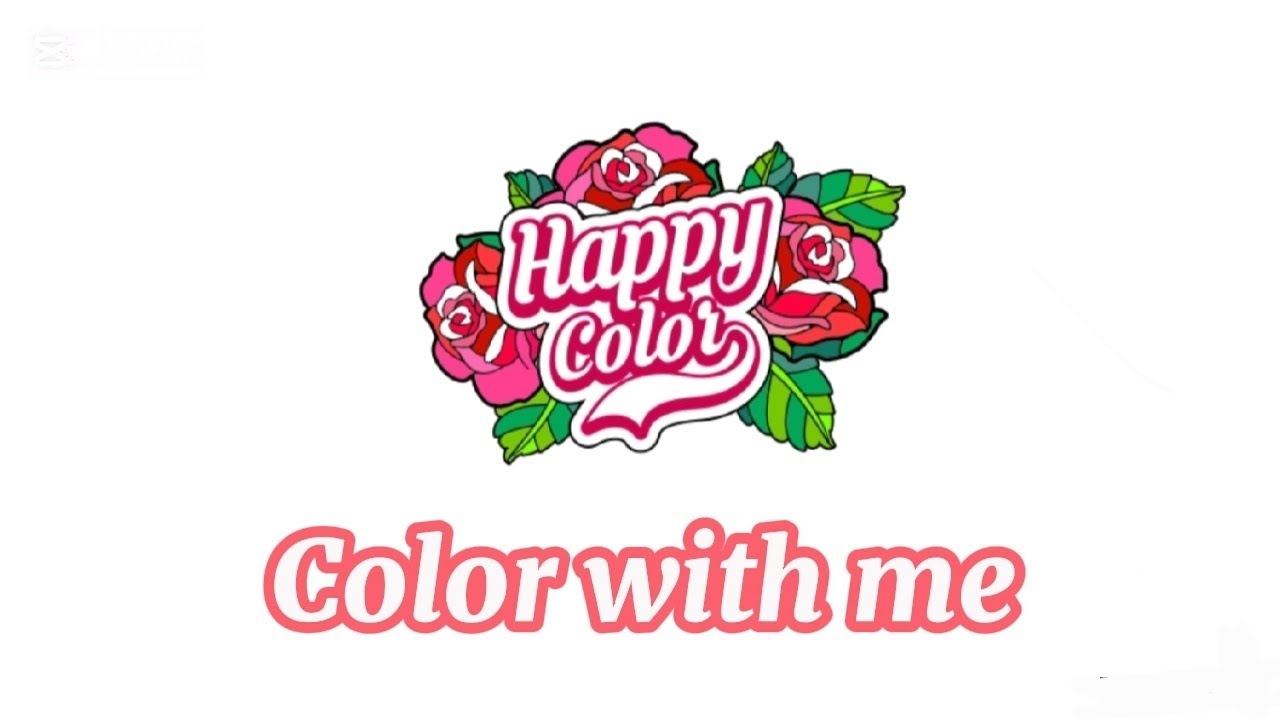 Happy Color app / September 2 Drawing of the day /vertical video / Color with me