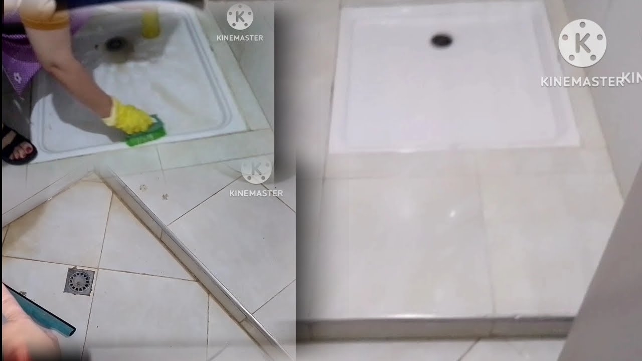 كيفاش تنظفي الدوش ديالك يولي مرايه مكون واحد فقط يولي  الدوش جديد