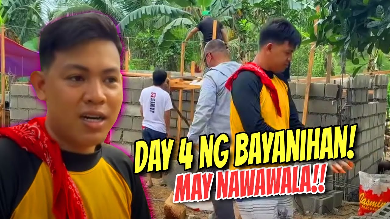 DAY 4.  BAYANIHAN SA BAHAY NI FRANZ EVIA.|| BAKIT ABSENT SI KUYA MEIL??
