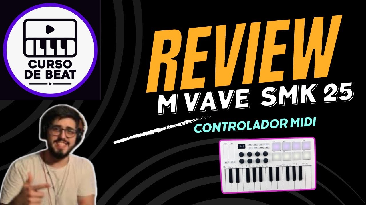 Review SMK 25 M-VAVE - Fazendo um BEAT com ele