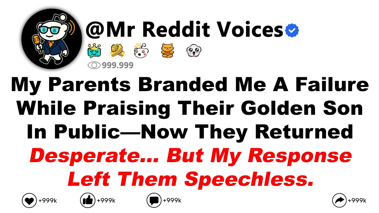 My Parents Branded Me A Failure While Praising Their Golden Son In Public—Now They Returned...