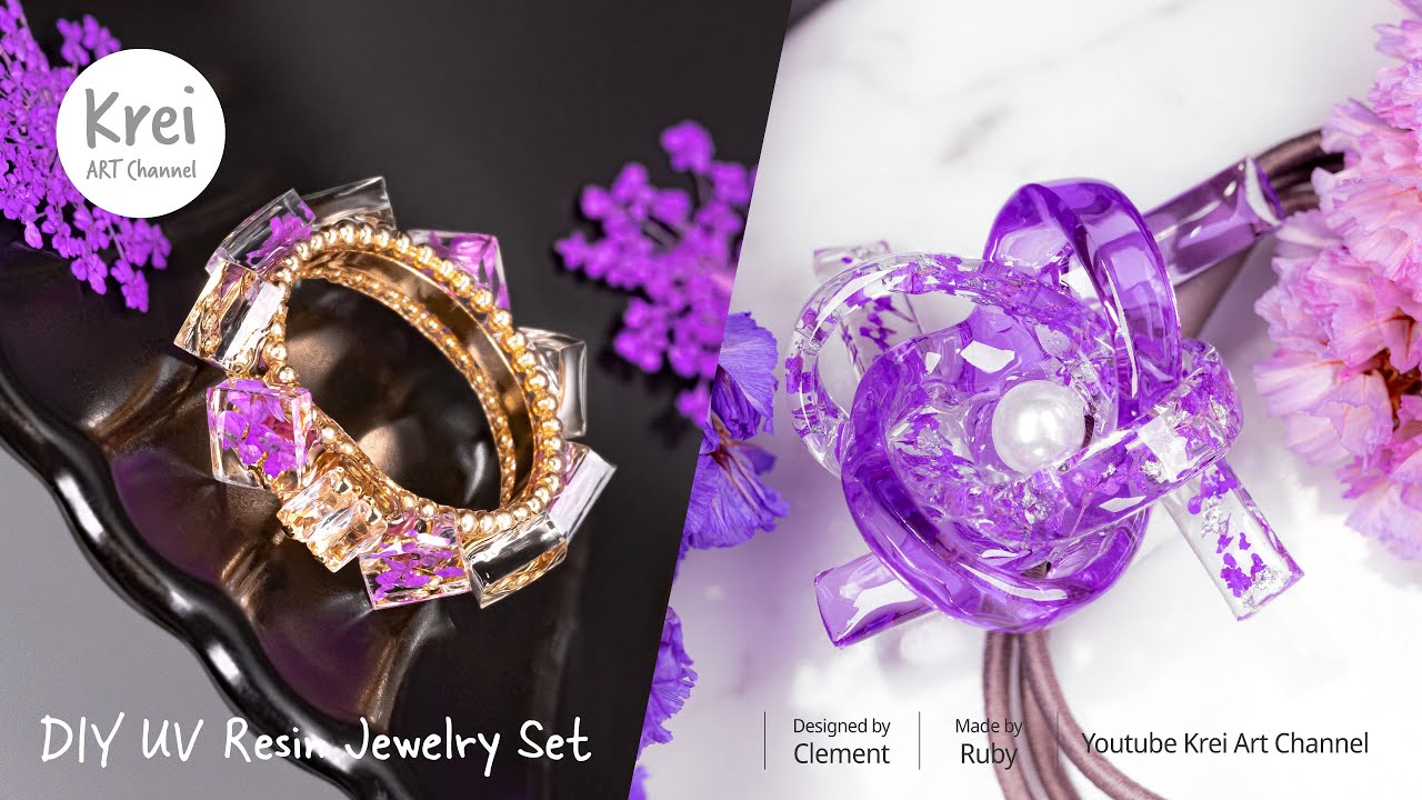 【UVレジン】魅惑のパープルコレクションセット〜♪ UV Resin-Enchanting purple Collection Set!
