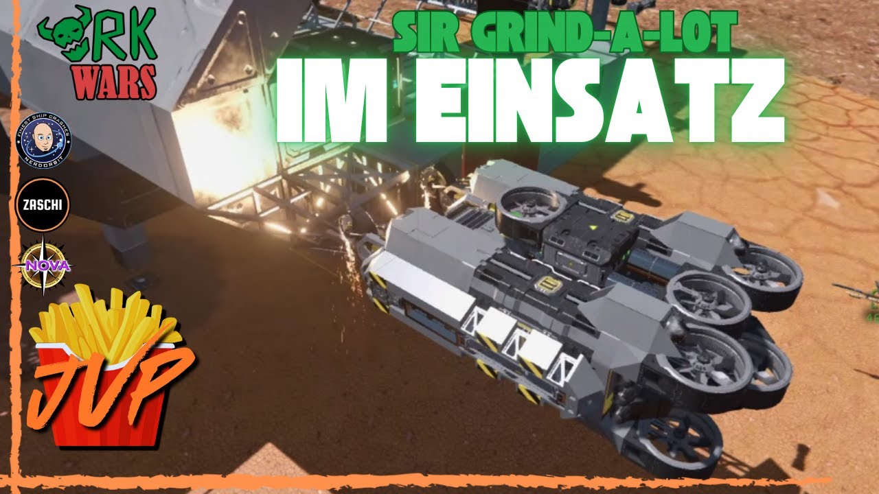 Die UNNÜTZESTE Leitung & unsichtbare Wände!💥Sir Grind-a-lot im Einsatz | Space Engineers OrkWars #46