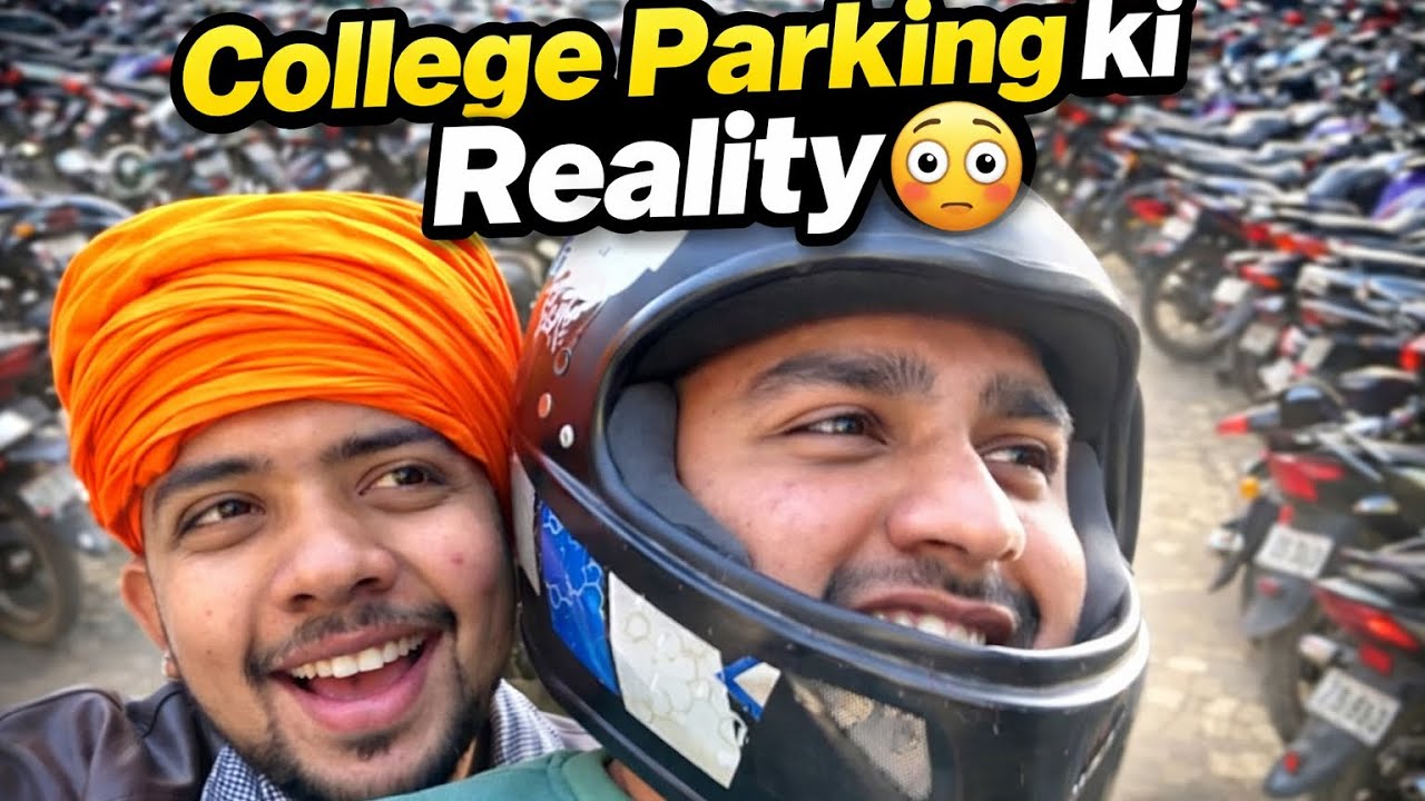 College Parking ki Reality 😳 | Helmet Chori 😭