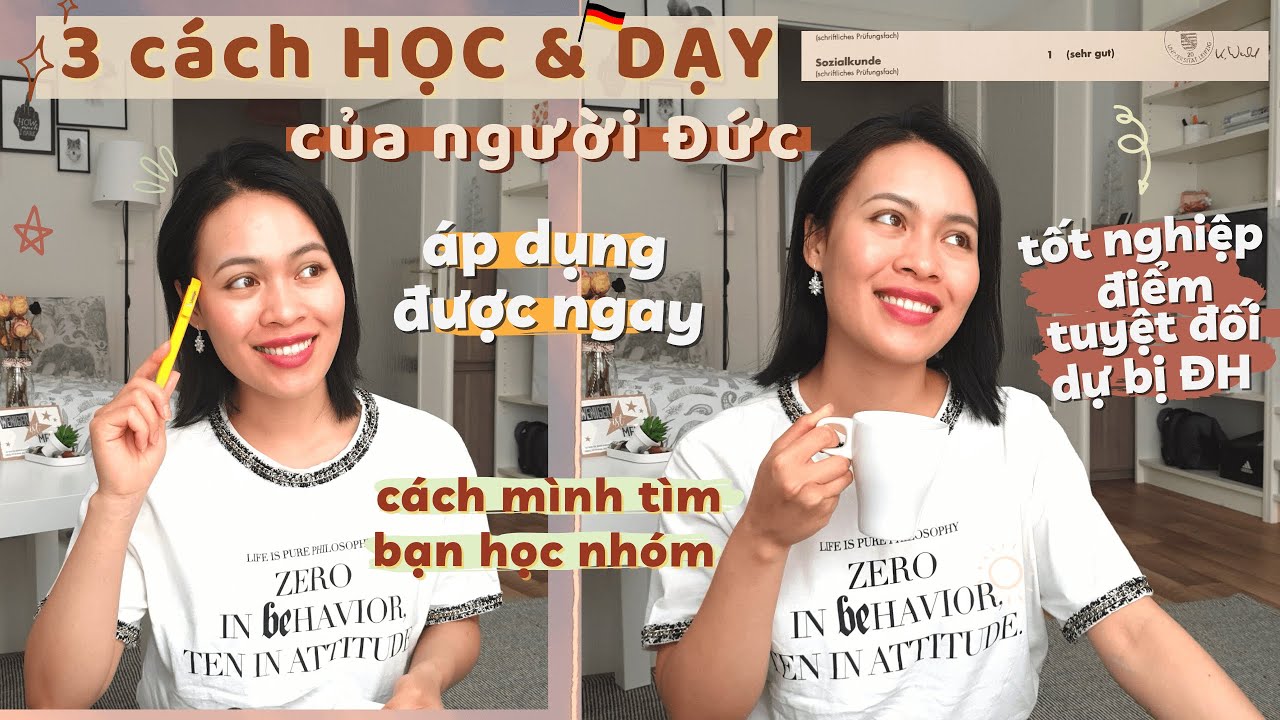 Người Đức HỌC và DẠY như thế nào? Học ÍT vẫn GIỎI. Học và thi khi DU HỌC ĐỨC