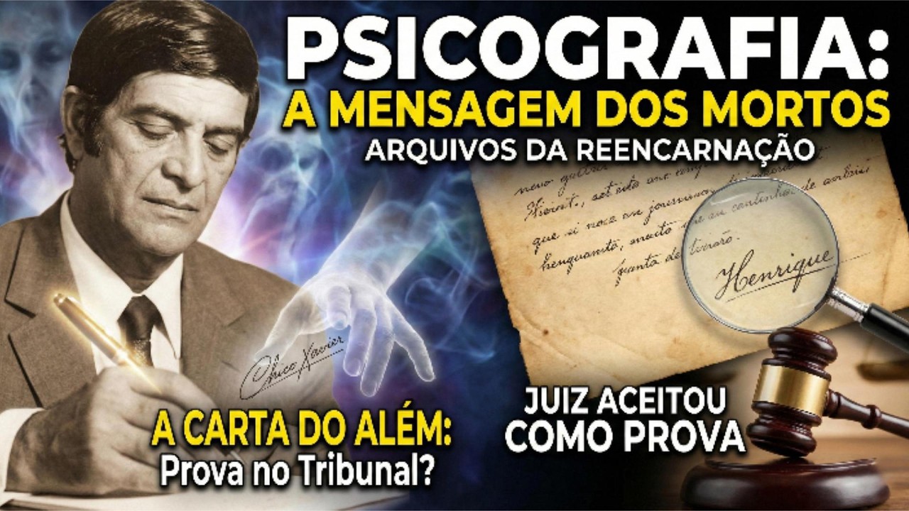 O DIA EM QUE UM MORTO FOI TESTEMUNHA: A Carta Psicografada por Chico Xavier!