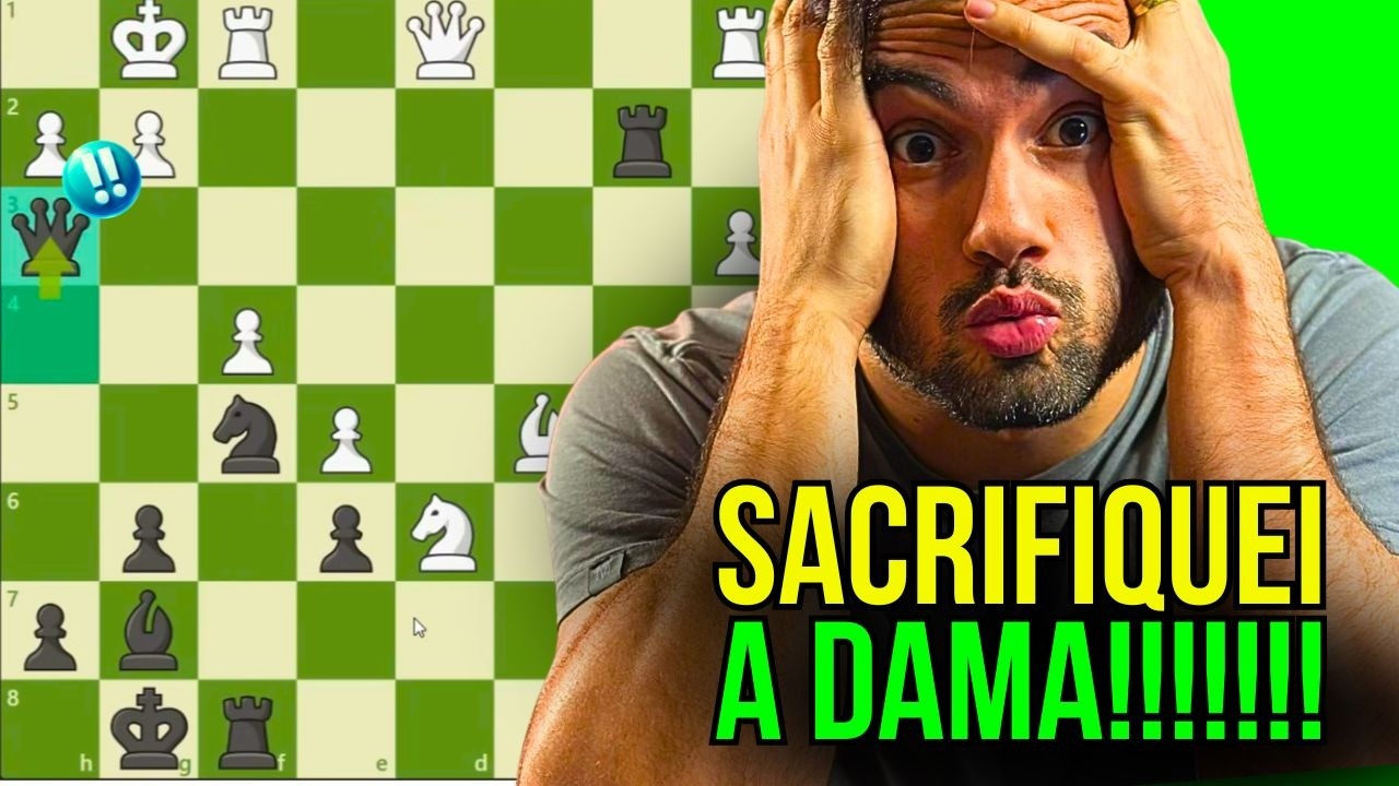 Sacrifiquei a dama contra um GM de 3000!