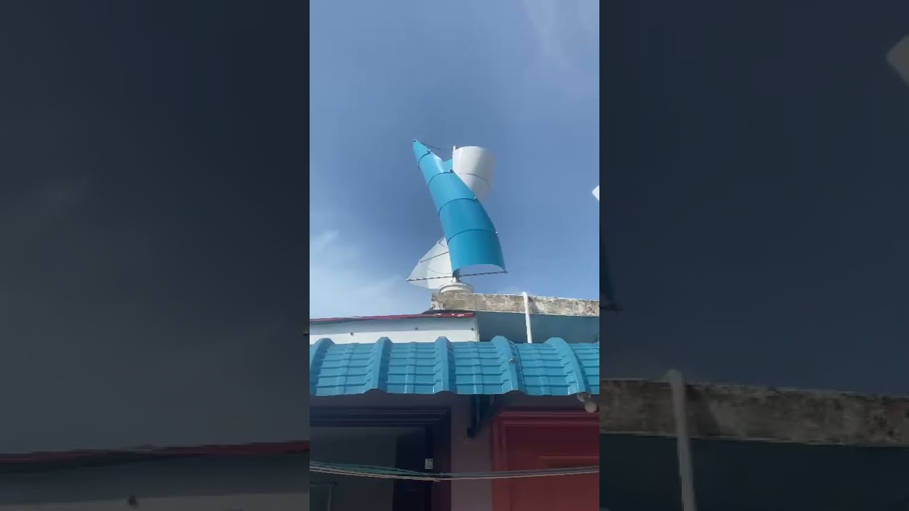 Mini Wind Turbine 600W Vertical Axial VAWT