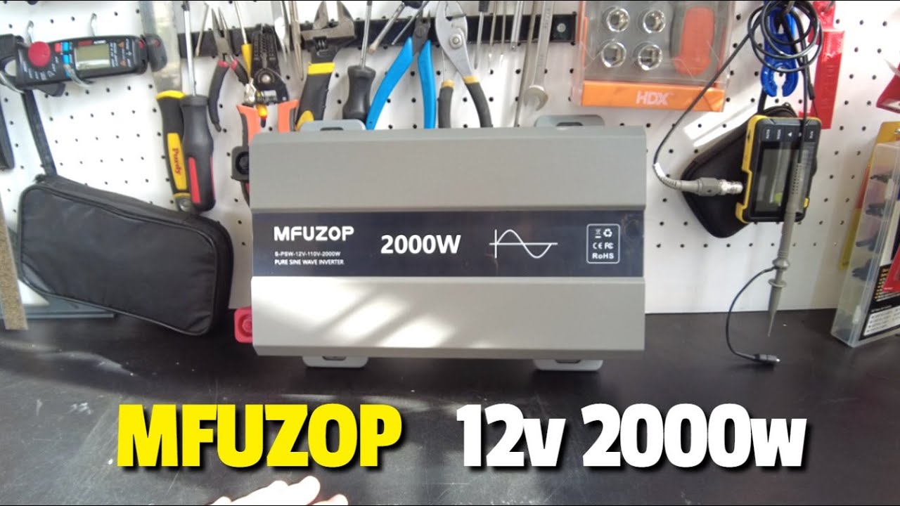 Инвертор MFUZOP 12 В 2000 Вт с чистой синусоидой