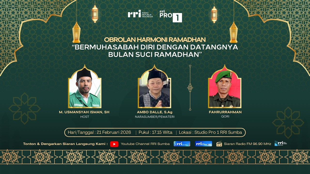 🔴 Live - Bermuhasabah Diri Dengan Datangnya Bulan Suci Ramadhan | 21 Februari 2026