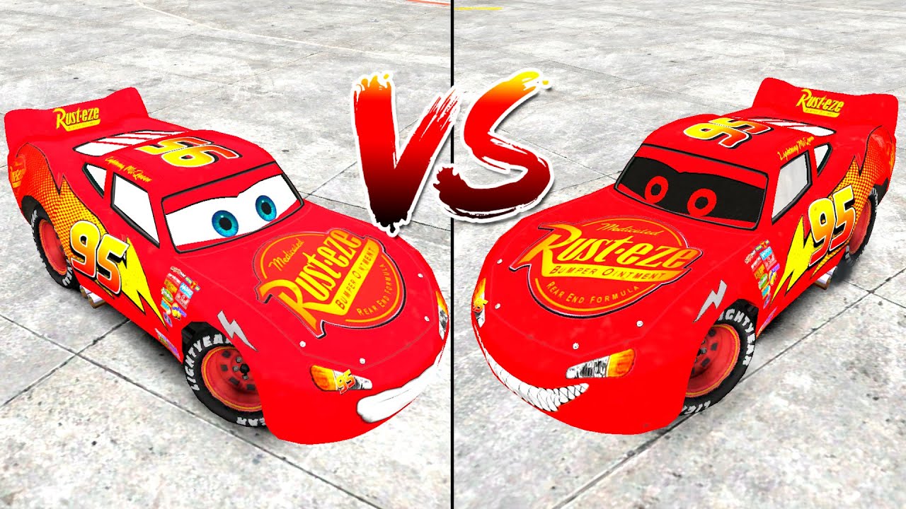 Lightning McQueen vs Evil McQueen EXE in GTA 4 - WHICH IS BEST?
