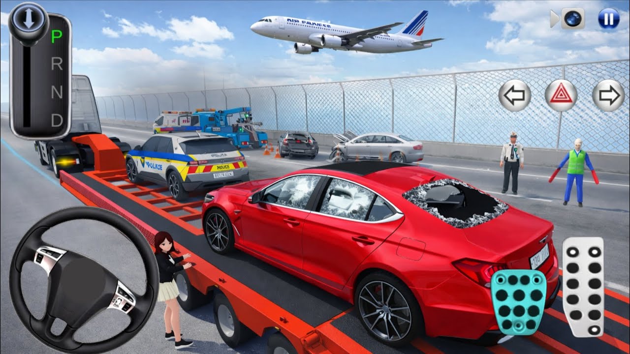 3D Driving Class Car Accident Mission 🚗 | Tow Truck Rescue Gameplay | GaMiNg WiTh DRiVeX