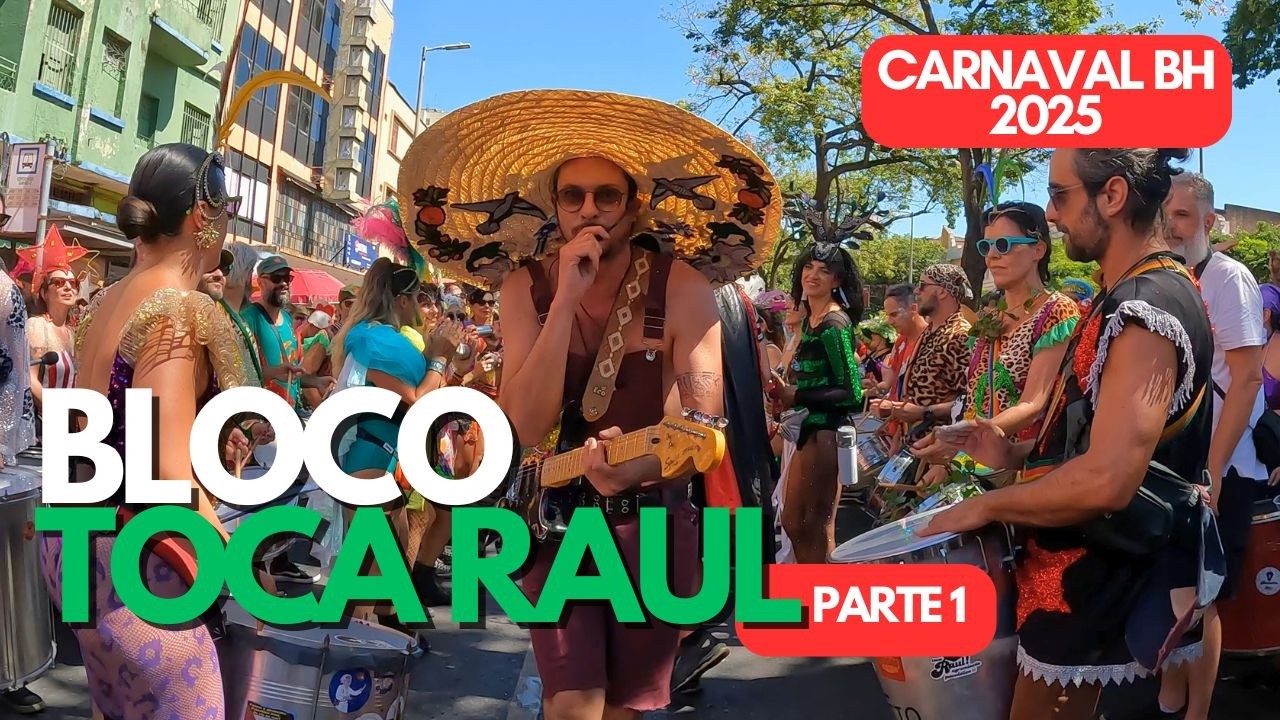 Os Loucos estão de volta!! Bloco TOCA RAUL no Carnaval 2025 de BH - Parte 1