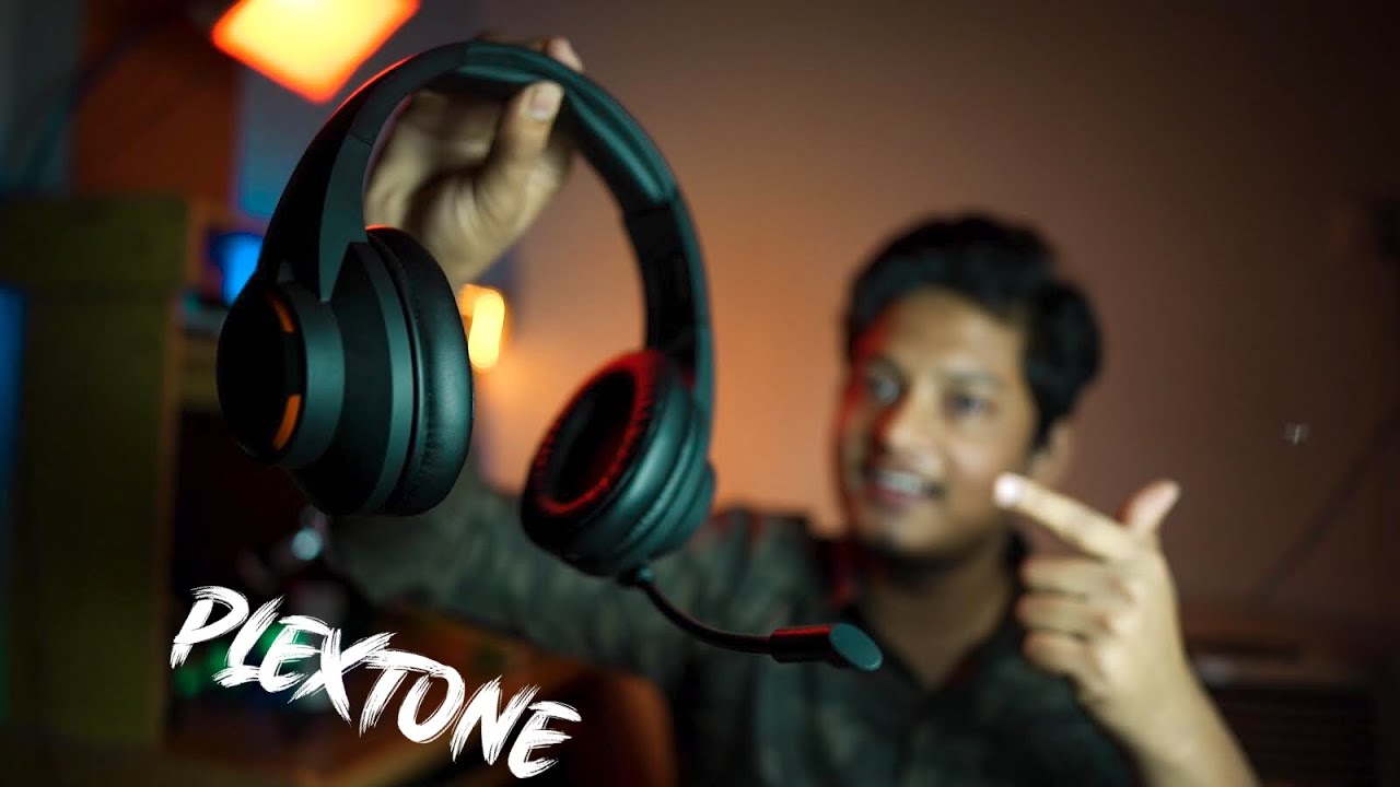 একের ভিতর দুই plextone g5 foldable gaming wireless headset review | plextone headphone