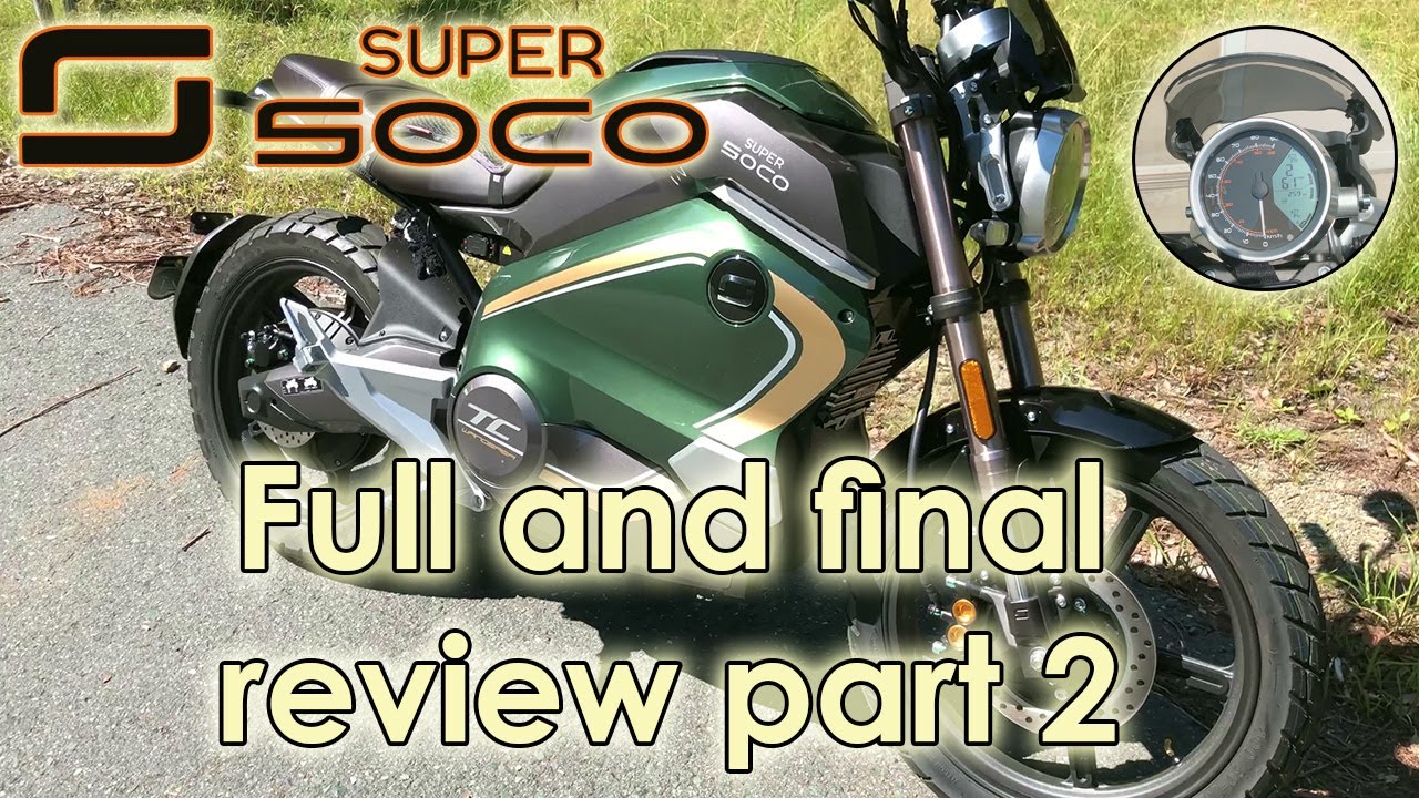 Super Soco TC Wanderer Test ride and Review Part 2