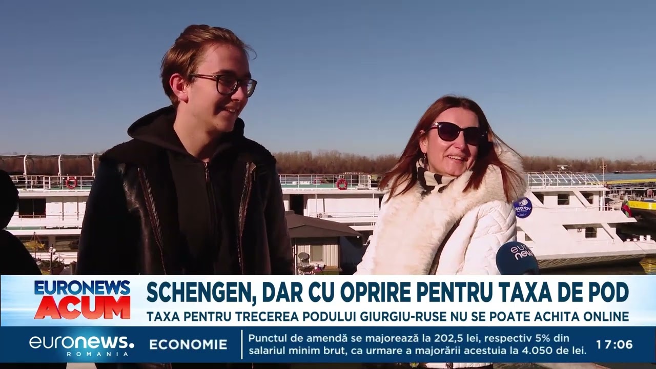 Schengen, dar cu oprire pentru taxa de pod. Trecerea podului Giurgiu-Ruse nu se poate achita online