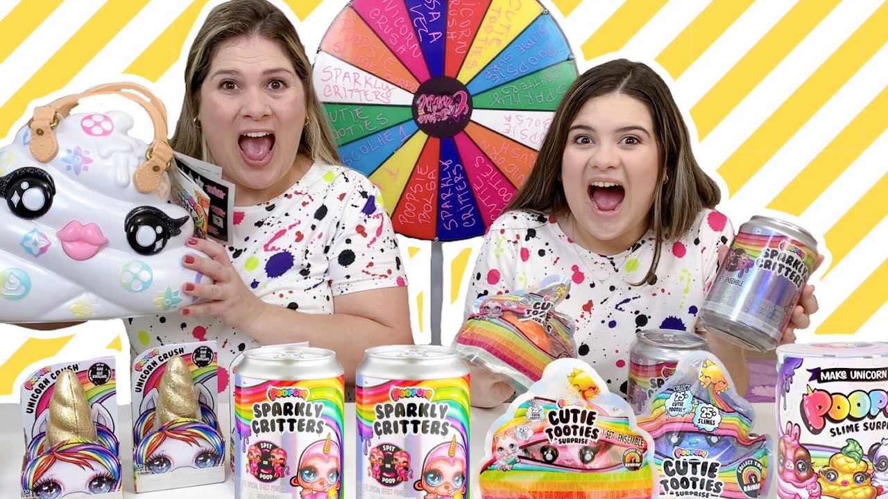 ROLETA MISTERIOSA DE POOPSIE SLIME - UNICORN CRUSH,SPARKLY CRITTERS,CUTIE TOOTIE,POOEY PUITTON