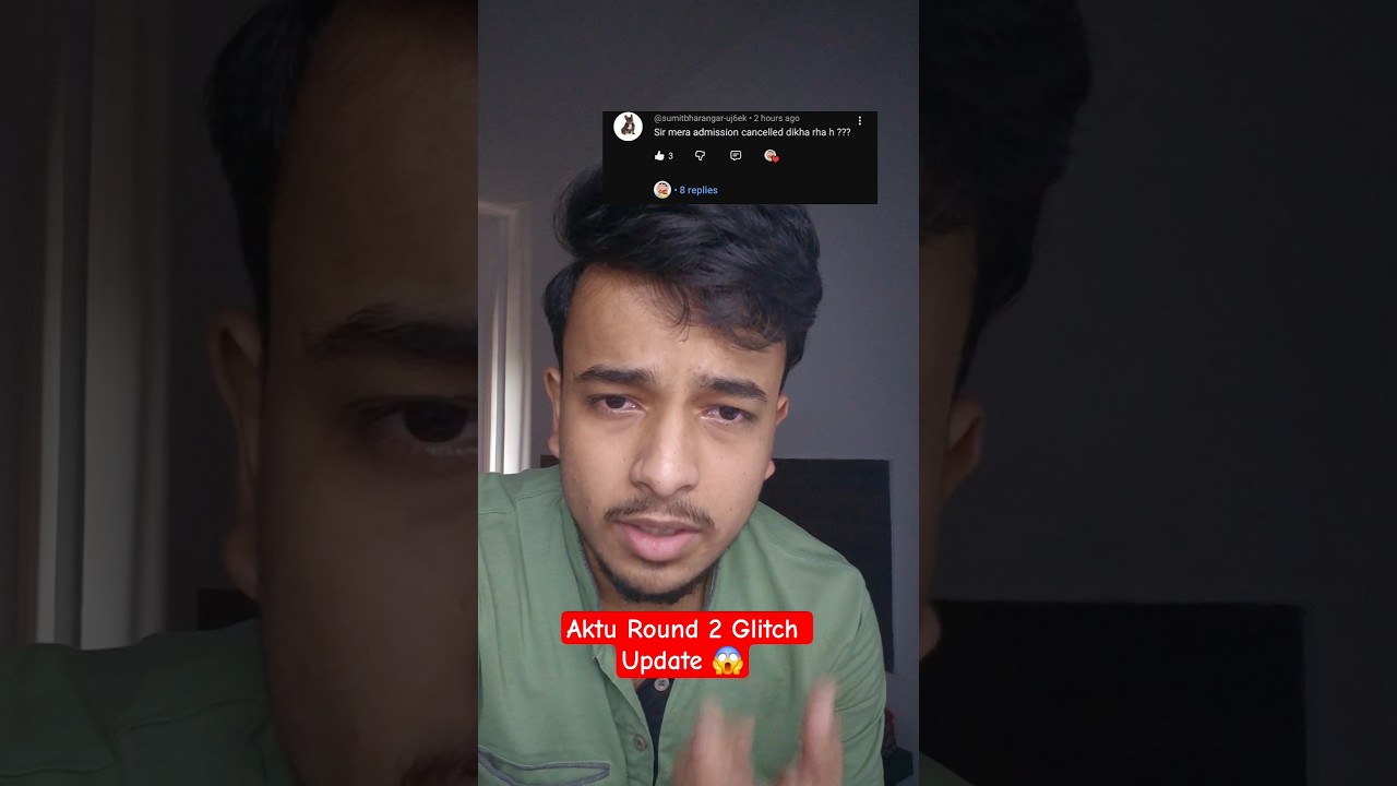 Uptac Round 2 Glitch Update 😱 | Uptac Counselling | Aktu Counselling | #shorts #aktu #uptac