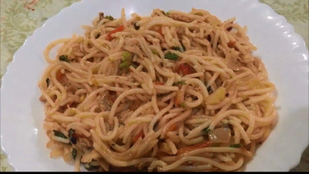 VEGETABLE SPAGHETTI | easy to make | kid's made| Naz's Kitchen