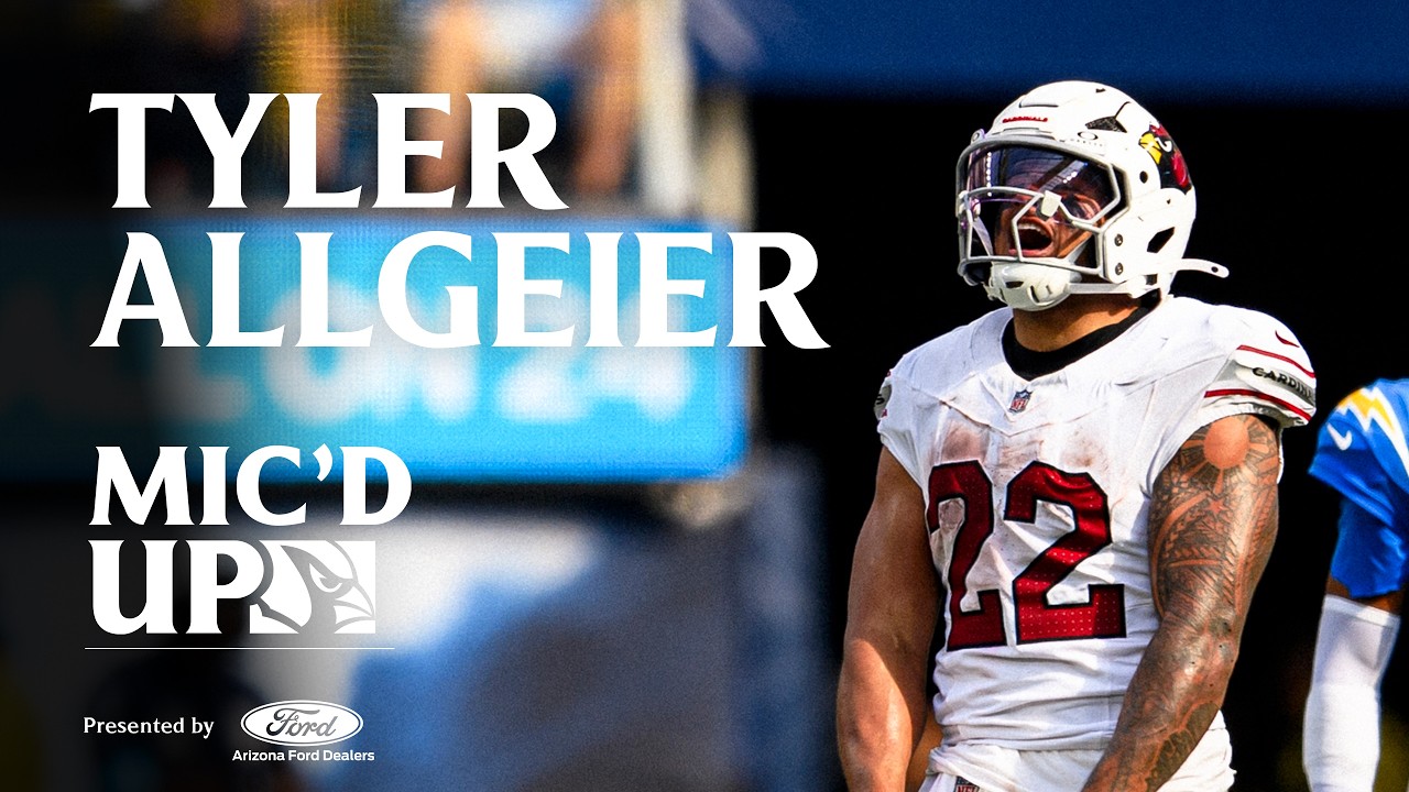 Tyler Allgeier Mic'd Up |  AZ Cardinals
