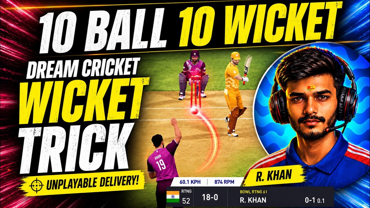 Dream Cricket 25 Bowling Tricks and Tips 🔥 | Multiplayer 100% Working Trick