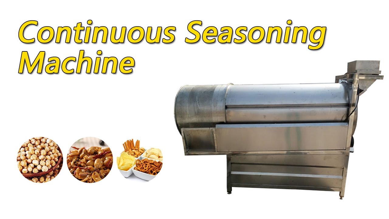 Continuous Potato Chips Seasoning Machine | Snack Flavoring Machine