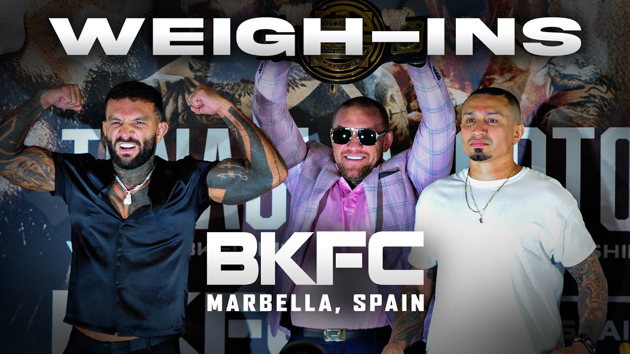 BKFC ON DAZN SPAIN Weigh-In | LIVE!
