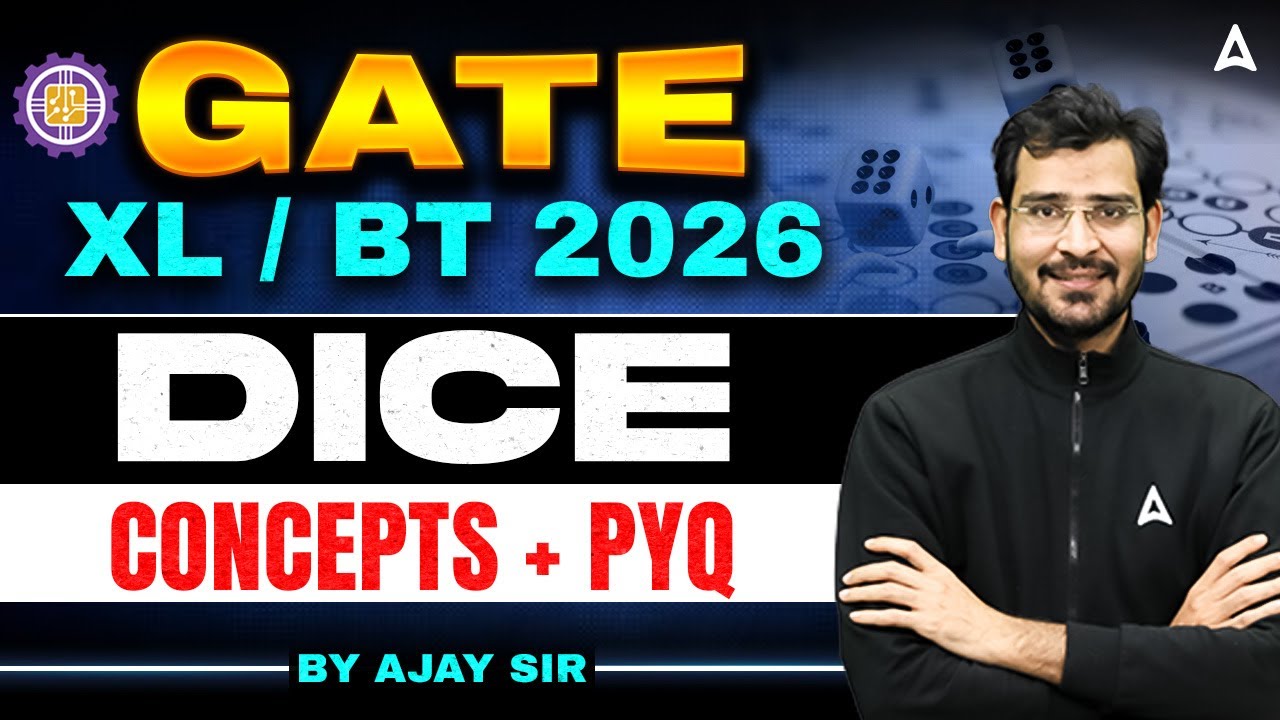 GATE XL 2026 | GATE XL General Aptitude DICE | By Ajay Sir