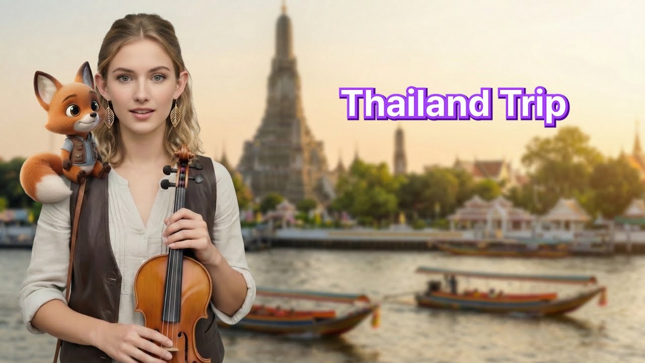 Thailand World Trip | Street Food & City Adventure AI Animal Characters
