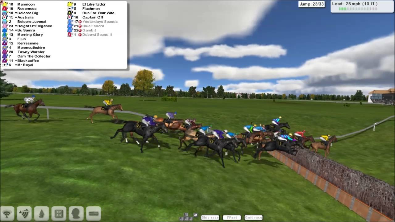 Cheltenham cross country race 3m7f. Exhibition race 2.