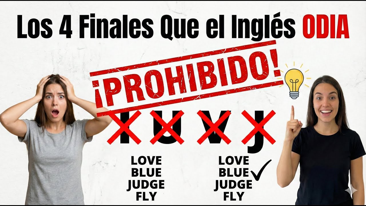 Los 4 Finales PROHIBIDOS del Inglés: ¡La Regla Secreta que Corrige tus Errores!