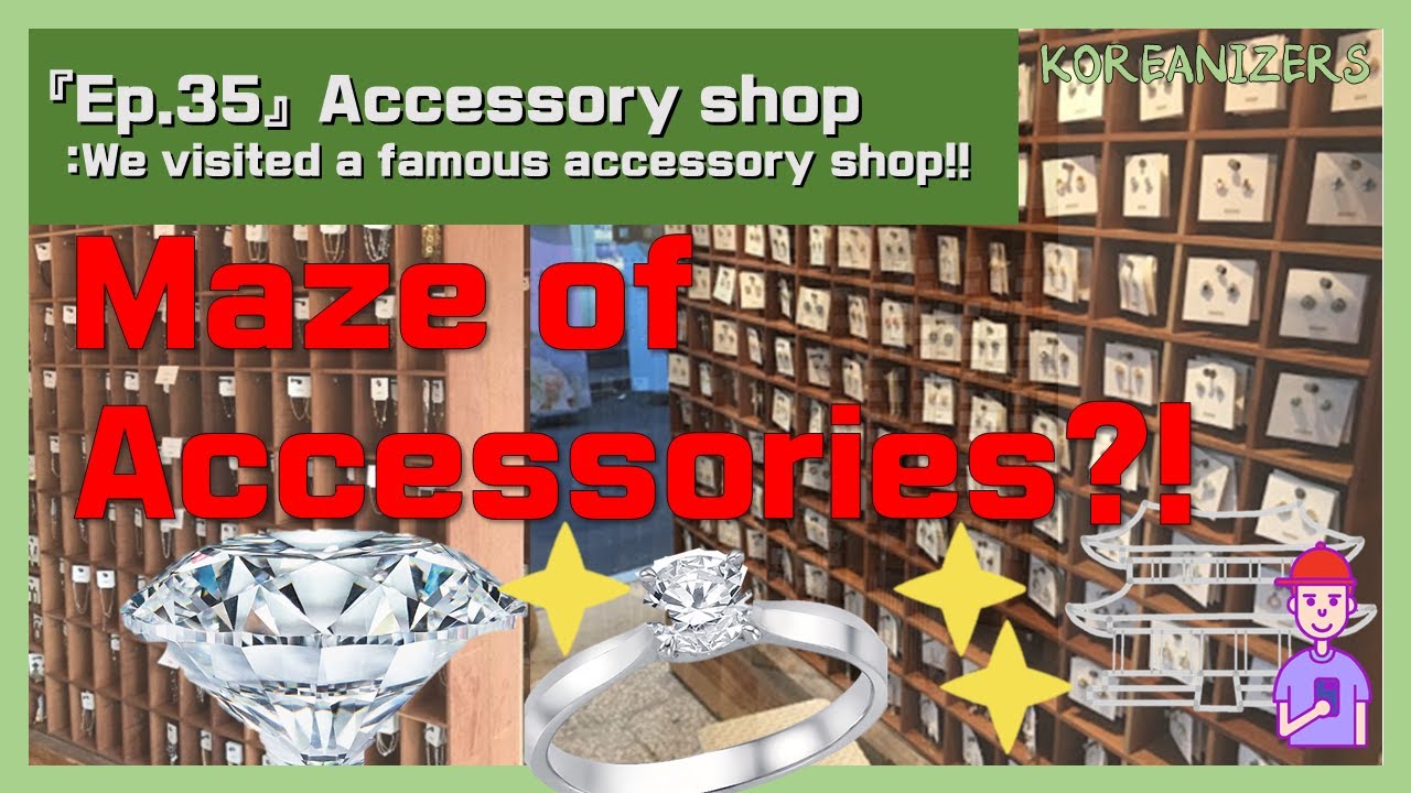 Accessory shop : We visited a famous accessory shop in Seoul! (Necklace, earring, ring, Korea, 시공간)