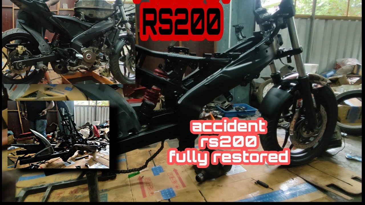 Accident rs200 fully restored  