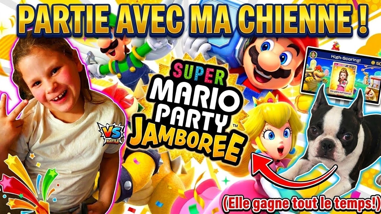 Super Mario Party Jamboree quand on a 7 ans !