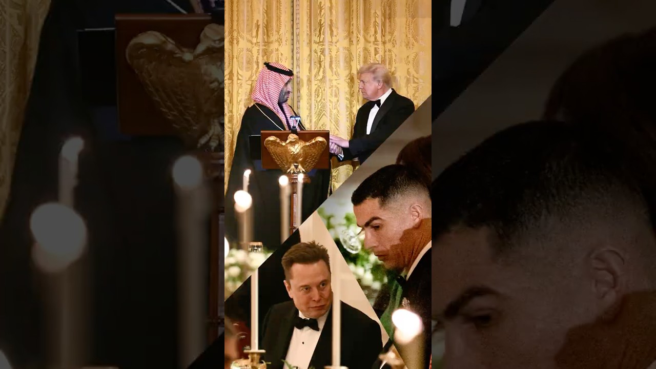 Trump Hosts MBS, CEOs and Ronaldo at White House