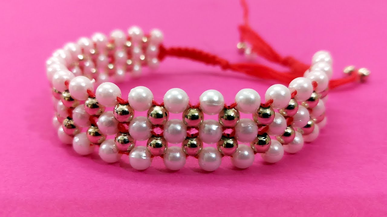 Beaded DIY Bracelets Ideas 2019 | How to Make Rakhi at Home | Designer Rakhi/Friendship Bracelet