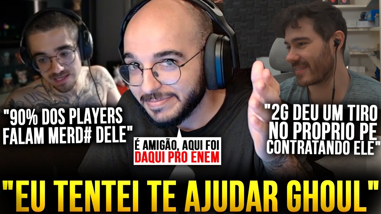 STREAMERS MANDARAM A REAL SOBRE TRETA PESADA DO GHOUL!