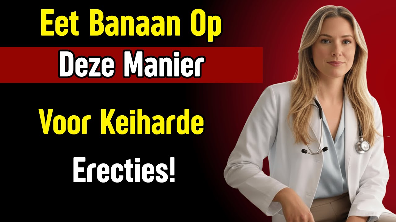 Mannen Boven de 60: Eet Bananen OP DEZE MANIER Voor Keiharde Erecties | Dr. Maud Verhoeven